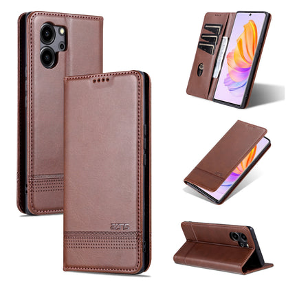 Honor 80 SE Leather Wallet Case with Card Holder & Magnetic Closure