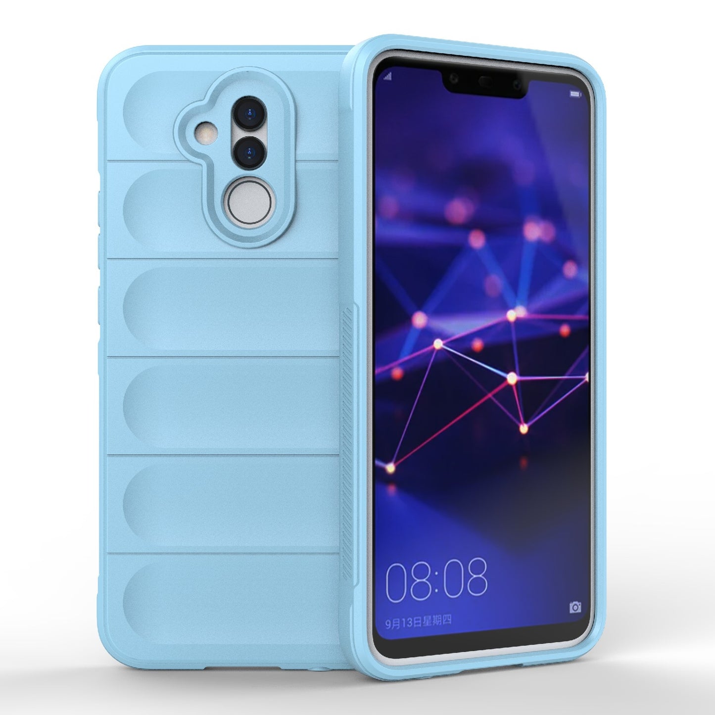 Huawei Mate 20 Lite Magic Shield TPU + Flannel Phone Case - Stylish, Durable, and Lightweight Protection