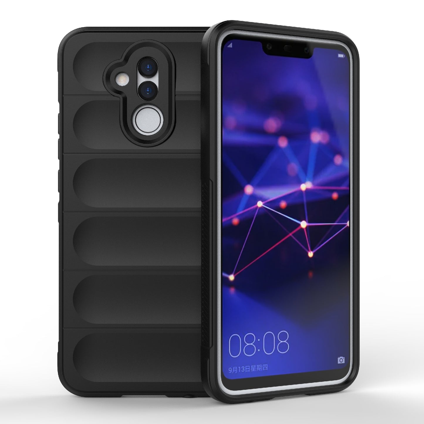 Huawei Mate 20 Lite Magic Shield TPU + Flannel Phone Case - Stylish, Durable, and Lightweight Protection