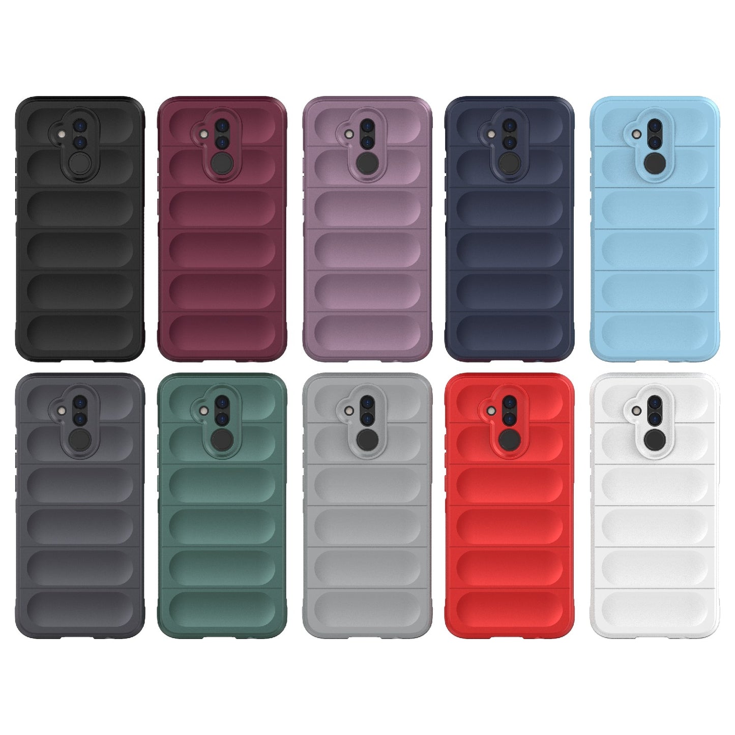 Huawei Mate 20 Lite Magic Shield TPU + Flannel Phone Case - Stylish, Durable, and Lightweight Protection