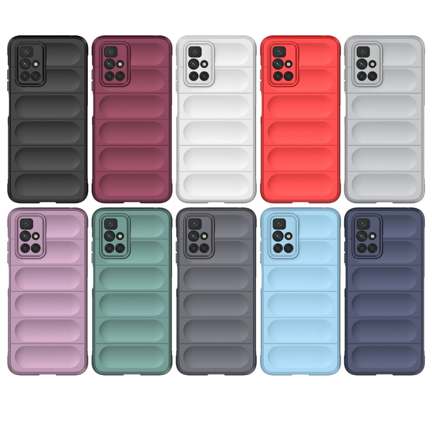 Xiaomi Redmi 10 Magic Shield TPU + Flannel Phone Case - Stylish, Durable, and Lightweight Protection