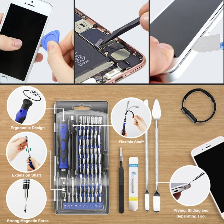 80-in-1 Portable Mini Screwdriver Set - Compact Multifunctional Repair Tools for Electronics, Toys & More