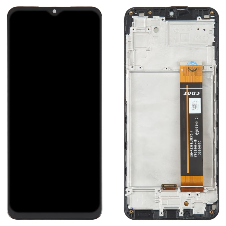 Samsung Galaxy A23 5G SM-A236 LCD Screen Digitizer Full Assembly with Frame - Replacement Part