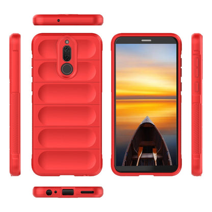 Huawei Mate 10 Lite Magic Shield TPU + Flannel Phone Case - Stylish, Durable, and Lightweight Protection