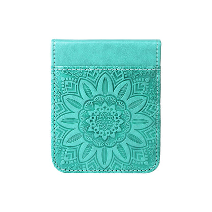 Samsung Galaxy Z Flip3 5G Sunflower Embossed Leather Wallet Phone Case with Kickstand and Card Holder