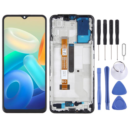 OEM LCD Screen Assembly with Frame for Vivo Y74s / Y76s - Digitizer Replacement, Test Before Installation