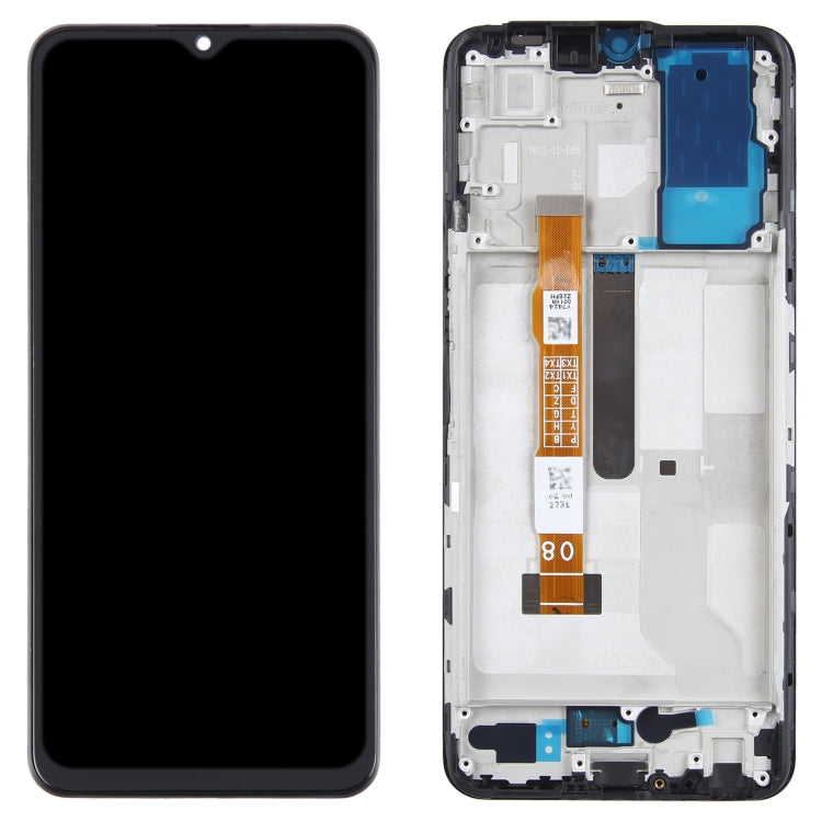 OEM LCD Screen Assembly with Frame for Vivo Y74s / Y76s - Digitizer Replacement, Test Before Installation