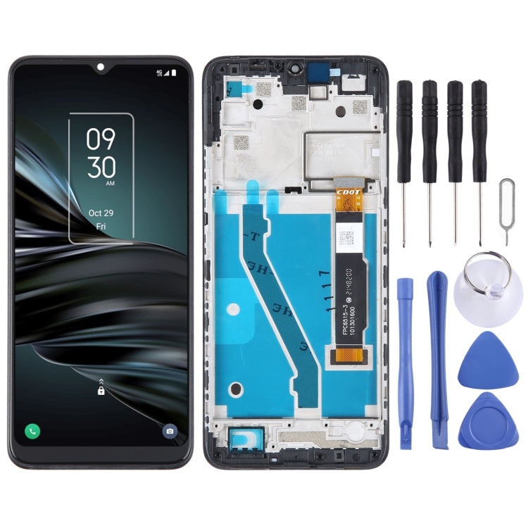OEM TCL 20 XE LCD Screen and Digitizer Assembly with Frame - Replacement Display Unit