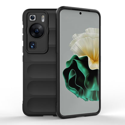 Huawei P60 Magic Shield TPU + Flannel Phone Case - Stylish, Durable, and Lightweight Protection