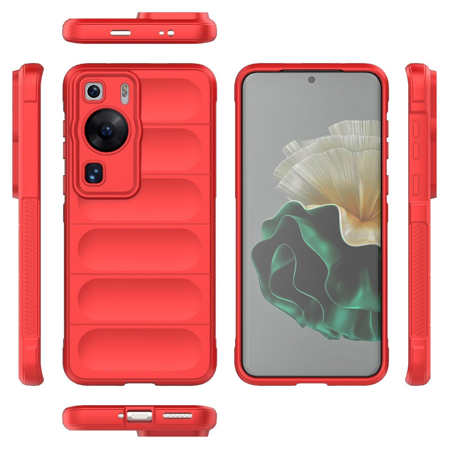 Huawei P60 Magic Shield TPU + Flannel Phone Case - Stylish, Durable, and Lightweight Protection