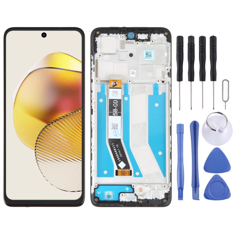 Replacement LCD Screen & Digitizer Assembly for Motorola Moto G73 - Full Assembly with Frame
