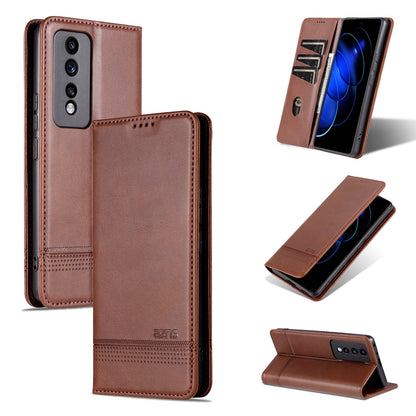 Honor 80 GT Leather Wallet Case with Card Holder & Magnetic Closure