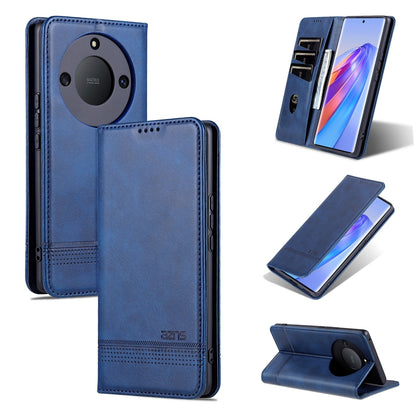 Honor X50 Leather Wallet Case with Card Holder & Magnetic Closure