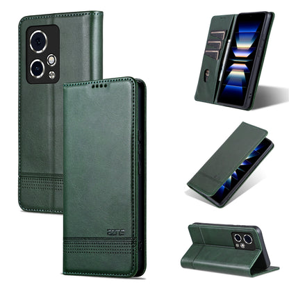 Honor 90 GT Leather Wallet Case with Card Holder & Magnetic Closure