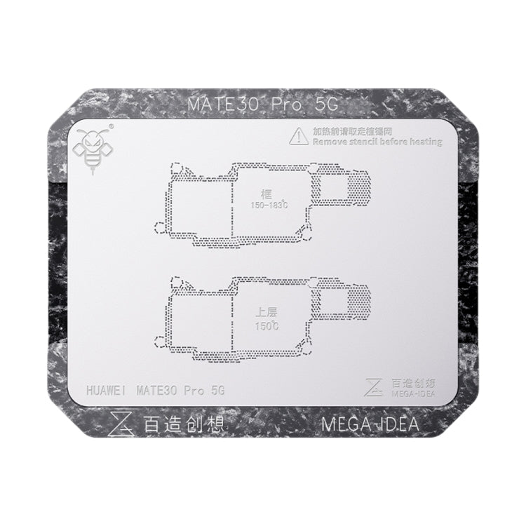 Huawei Mate 30 Pro 5G Multi-Functional BGA Reballing Platform with Magnetic Universal Base, CNC Precision