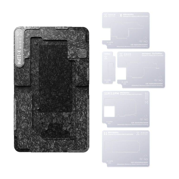 Qianli Mega-Idea Multi-Functional BGA Reballing Platform for iPhone X/11 Pro/Max with Magnetic Base