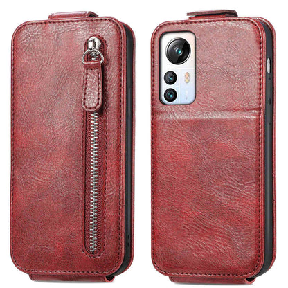 Blackview A85 Zipper Wallet Case - Vertical Flip Leather Phone Cover with Multiple Card Slots and Stand