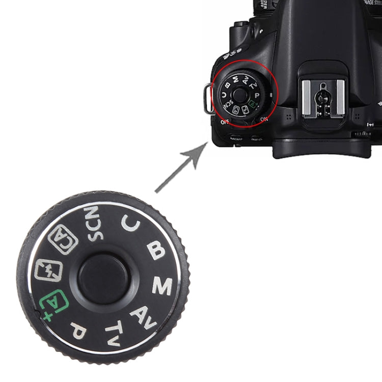 Replacement Mode Dial for Canon EOS 70D - Original Camera Wheel Turntable for Repairs