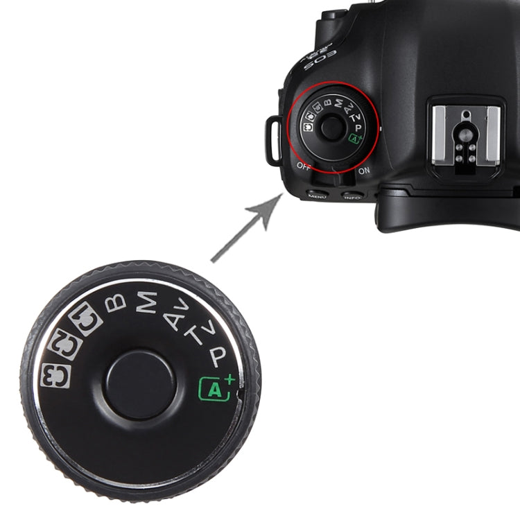 Original Mode Dial Replacement for Canon EOS 5D Mark III - Camera Wheel Turntable Repair Part