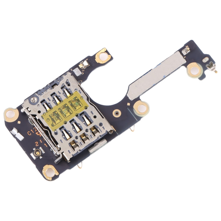 Original SIM Card Reader Board with Microphone for OPPO Find X3 - Replacement Part for Efficient Use