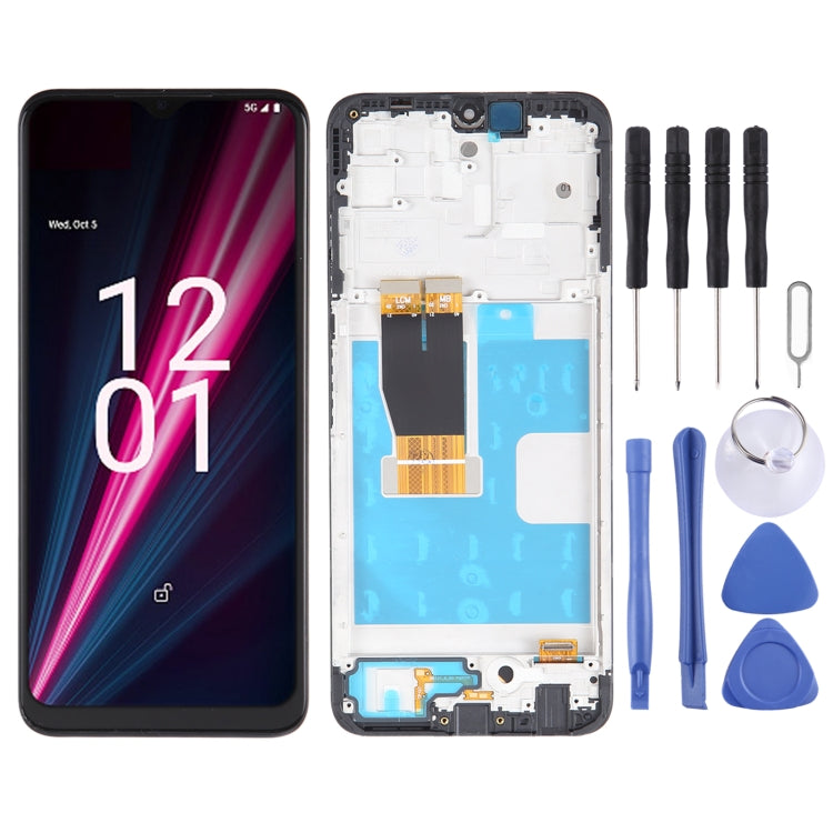T-Mobile Revvl 6 Pro LCD Screen Replacement - Full Digitizer Assembly with Frame, ESD Safe Installation Tips