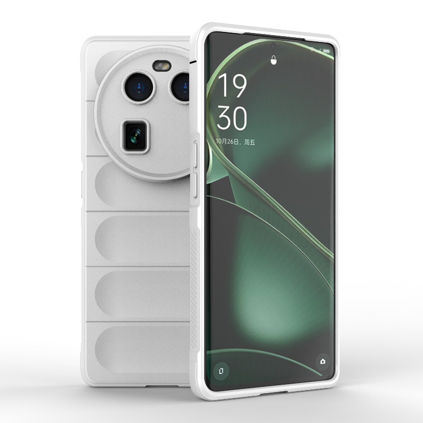 OPPO Find X6 5G Magic Shield TPU + Flannel Phone Case - Stylish, Durable, and Lightweight Protection