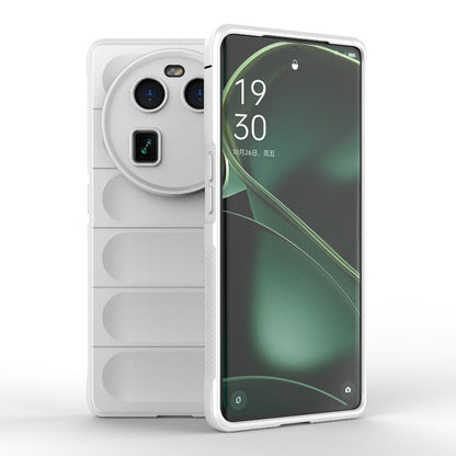 OPPO Find X6 5G Magic Shield TPU + Flannel Phone Case - Stylish, Durable, and Lightweight Protection