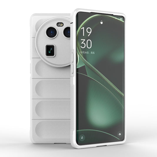 OPPO Find X6 5G Magic Shield TPU + Flannel Phone Case - Stylish, Durable, and Lightweight Protection