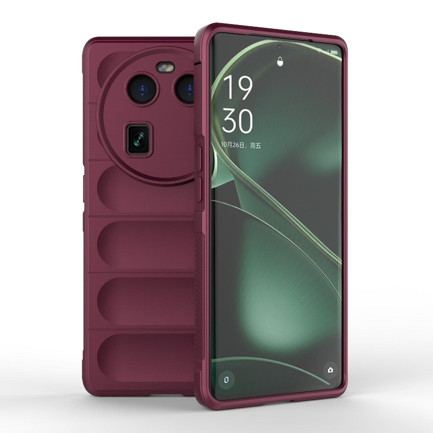 OPPO Find X6 5G Magic Shield TPU + Flannel Phone Case - Stylish, Durable, and Lightweight Protection