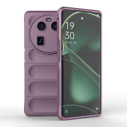 OPPO Find X6 5G Magic Shield TPU + Flannel Phone Case - Stylish, Durable, and Lightweight Protection