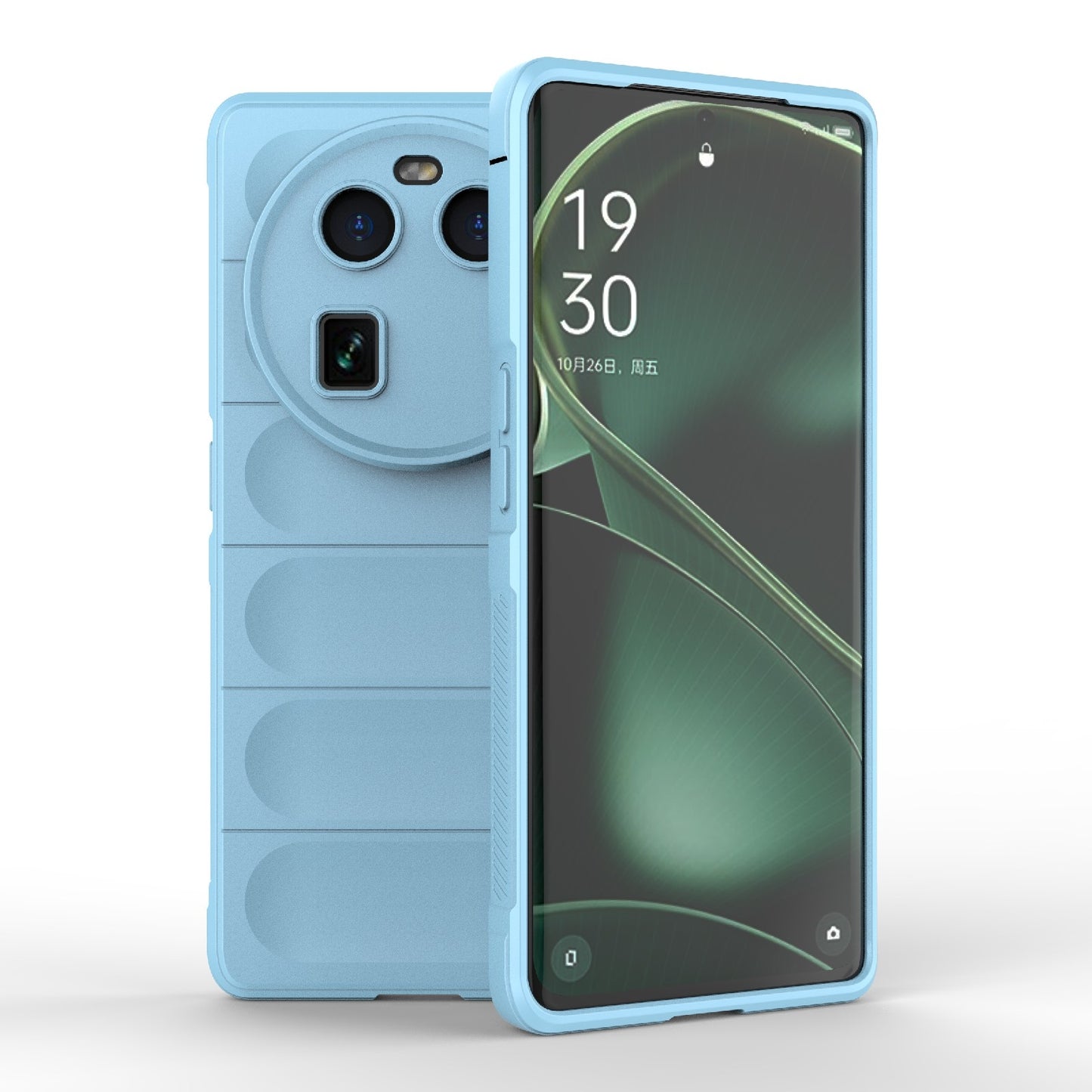 OPPO Find X6 5G Magic Shield TPU + Flannel Phone Case - Stylish, Durable, and Lightweight Protection