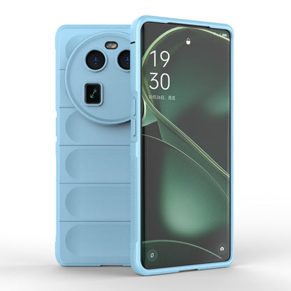OPPO Find X6 5G Magic Shield TPU + Flannel Phone Case - Stylish, Durable, and Lightweight Protection