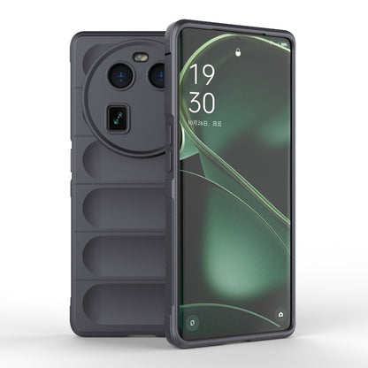 OPPO Find X6 5G Magic Shield TPU + Flannel Phone Case - Stylish, Durable, and Lightweight Protection