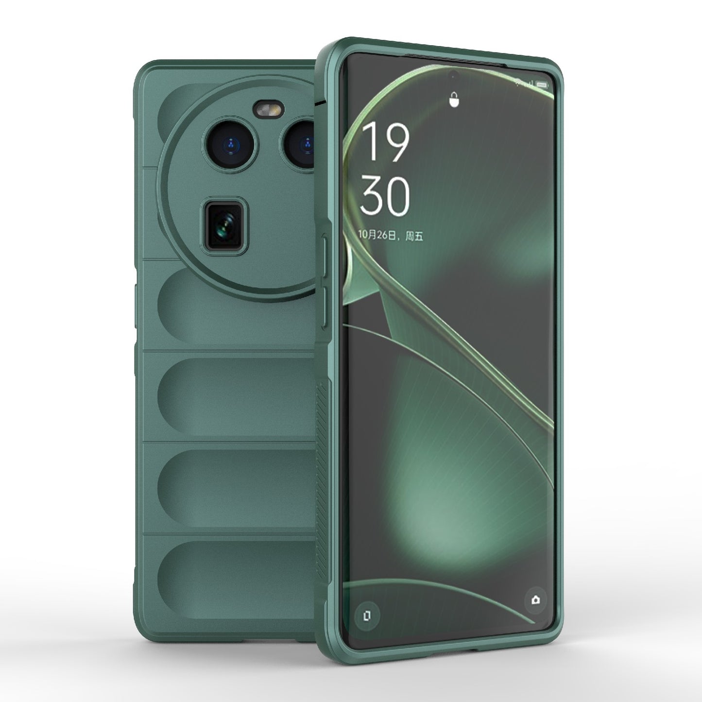 OPPO Find X6 5G Magic Shield TPU + Flannel Phone Case - Stylish, Durable, and Lightweight Protection