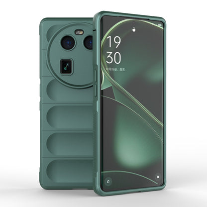 OPPO Find X6 5G Magic Shield TPU + Flannel Phone Case - Stylish, Durable, and Lightweight Protection