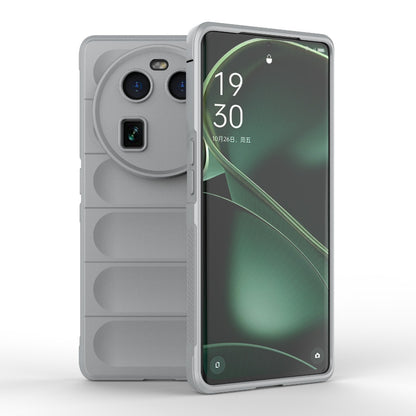 OPPO Find X6 5G Magic Shield TPU + Flannel Phone Case - Stylish, Durable, and Lightweight Protection