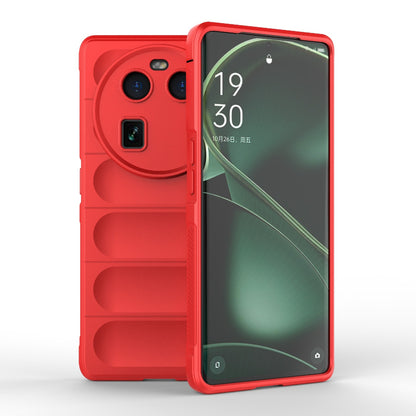 OPPO Find X6 5G Magic Shield TPU + Flannel Phone Case - Stylish, Durable, and Lightweight Protection