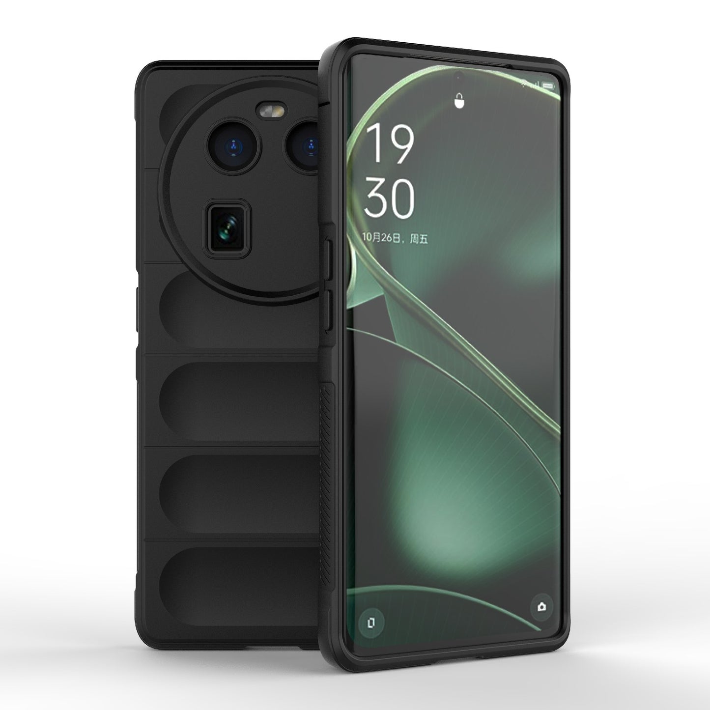 OPPO Find X6 5G Magic Shield TPU + Flannel Phone Case - Stylish, Durable, and Lightweight Protection