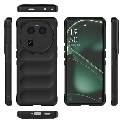 OPPO Find X6 5G Magic Shield TPU + Flannel Phone Case - Stylish, Durable, and Lightweight Protection