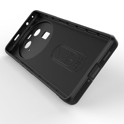 OPPO Find X6 5G Magic Shield TPU + Flannel Phone Case - Stylish, Durable, and Lightweight Protection
