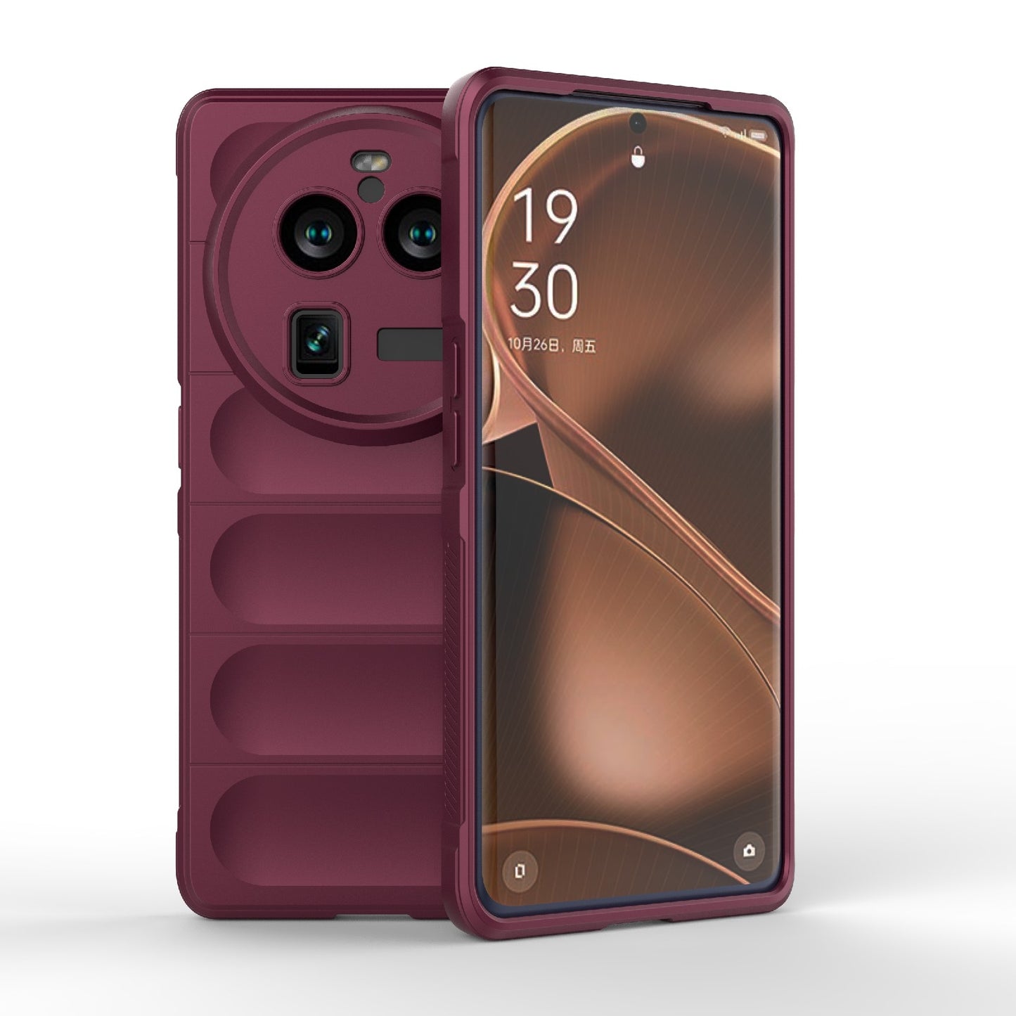 OPPO Find X6 Pro 5G Magic Shield TPU + Flannel Phone Case - Stylish, Durable, and Lightweight Protection