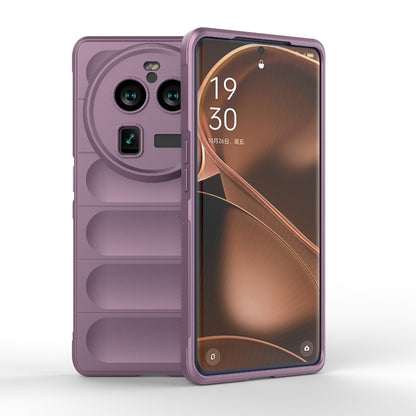 OPPO Find X6 Pro 5G Magic Shield TPU + Flannel Phone Case - Stylish, Durable, and Lightweight Protection