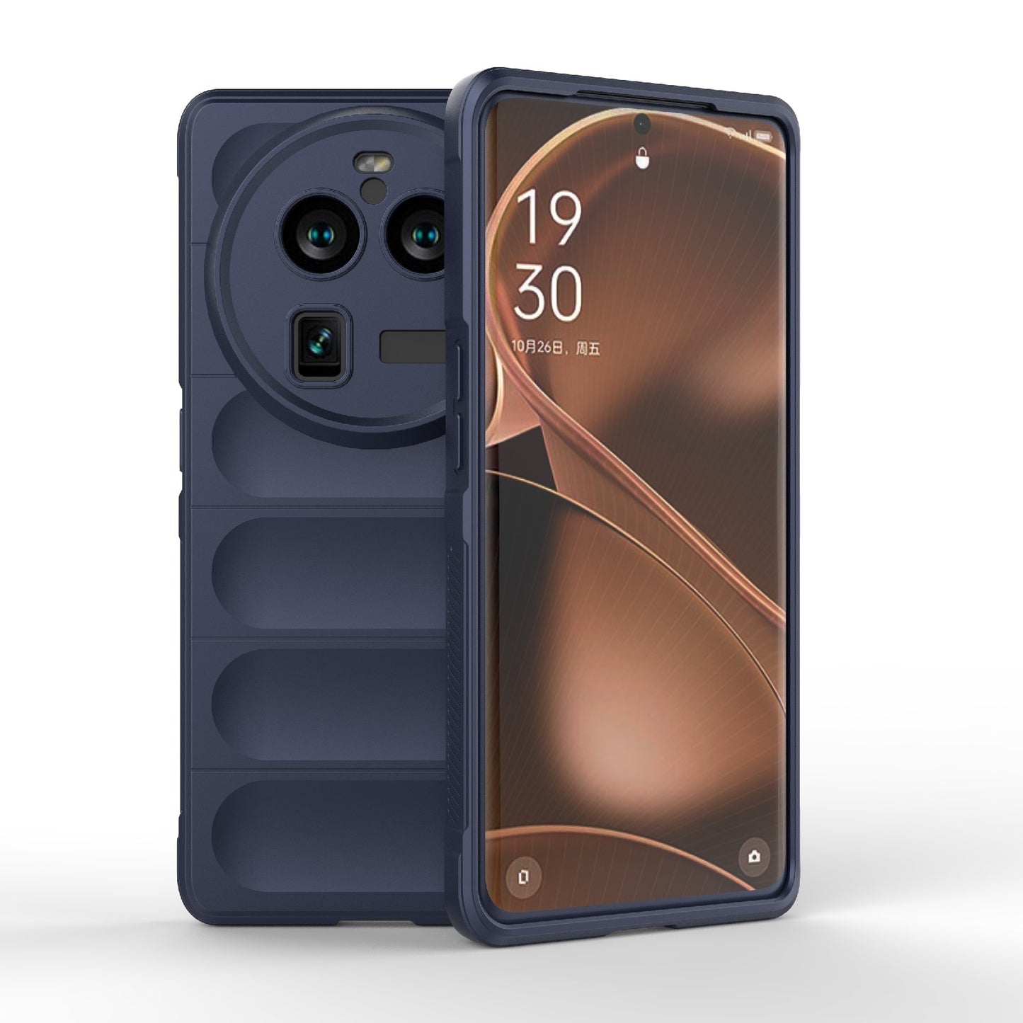 OPPO Find X6 Pro 5G Magic Shield TPU + Flannel Phone Case - Stylish, Durable, and Lightweight Protection