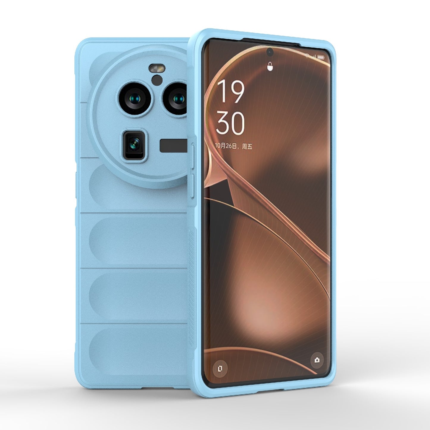 OPPO Find X6 Pro 5G Magic Shield TPU + Flannel Phone Case - Stylish, Durable, and Lightweight Protection