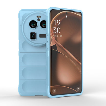 OPPO Find X6 Pro 5G Magic Shield TPU + Flannel Phone Case - Stylish, Durable, and Lightweight Protection