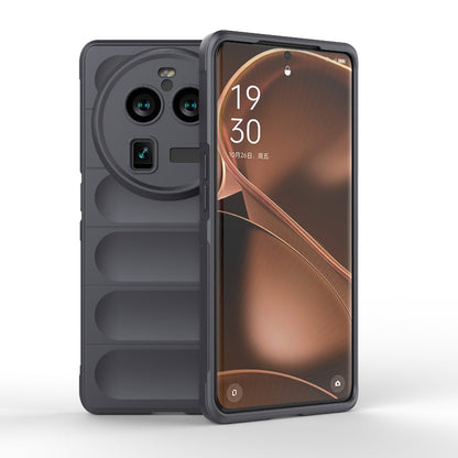 OPPO Find X6 Pro 5G Magic Shield TPU + Flannel Phone Case - Stylish, Durable, and Lightweight Protection