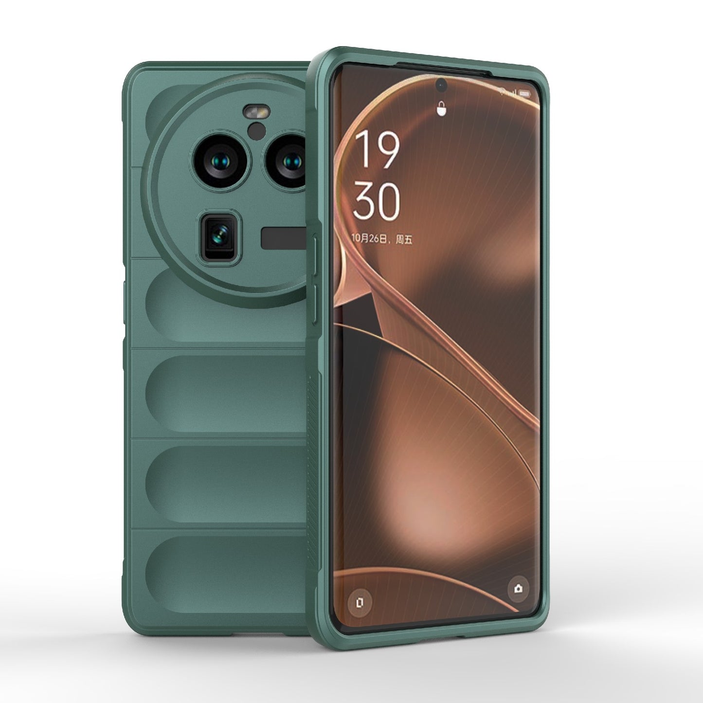 OPPO Find X6 Pro 5G Magic Shield TPU + Flannel Phone Case - Stylish, Durable, and Lightweight Protection