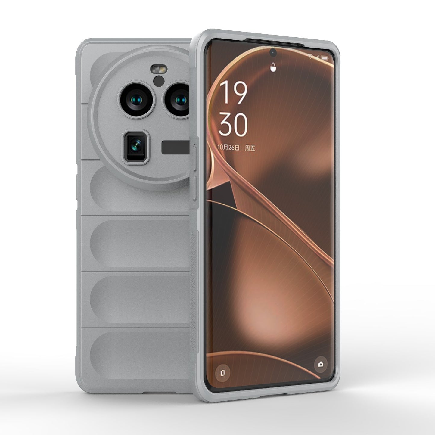 OPPO Find X6 Pro 5G Magic Shield TPU + Flannel Phone Case - Stylish, Durable, and Lightweight Protection