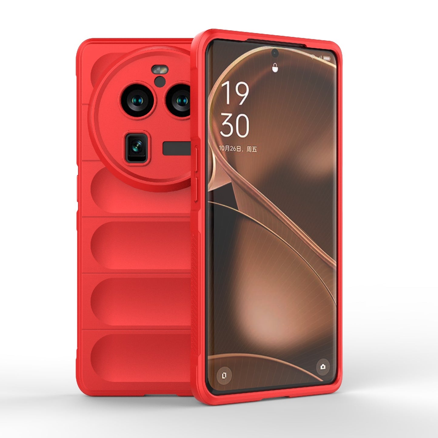 OPPO Find X6 Pro 5G Magic Shield TPU + Flannel Phone Case - Stylish, Durable, and Lightweight Protection