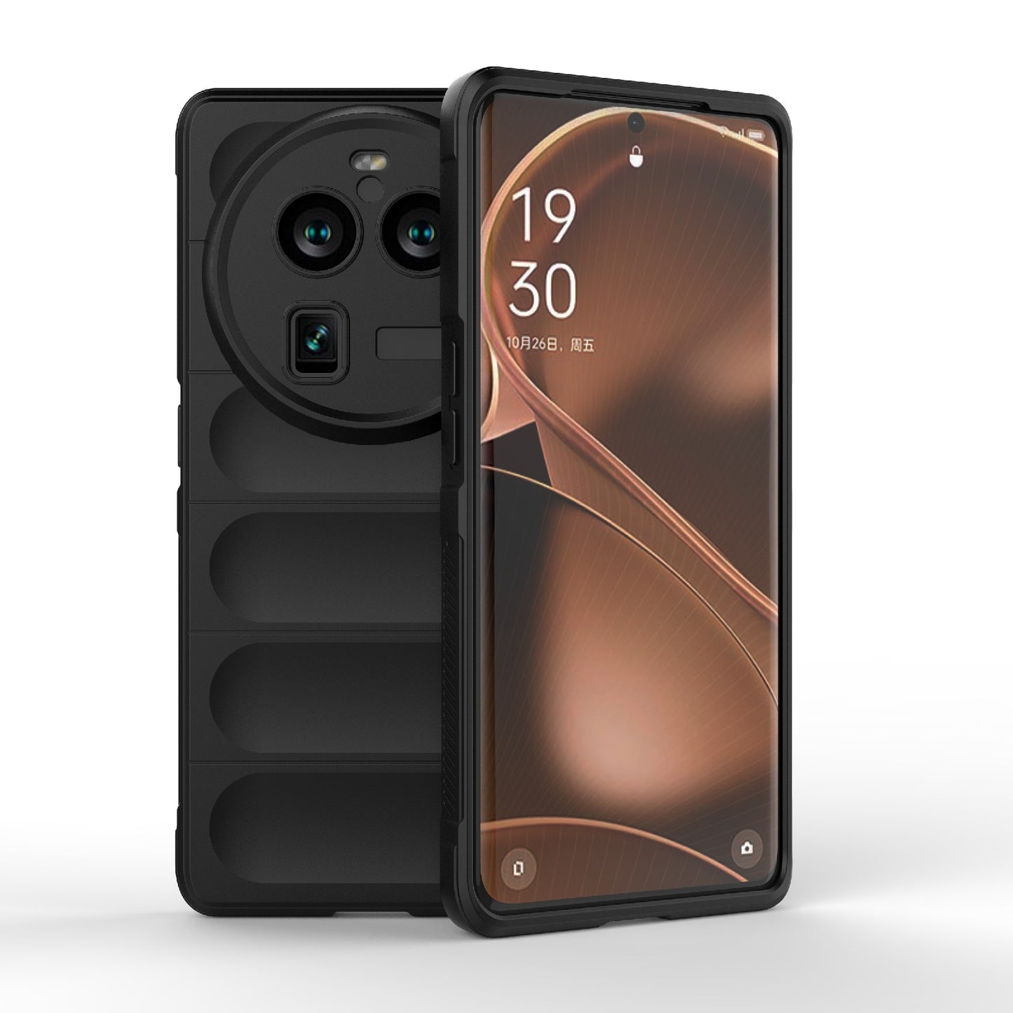 OPPO Find X6 Pro 5G Magic Shield TPU + Flannel Phone Case - Stylish, Durable, and Lightweight Protection
